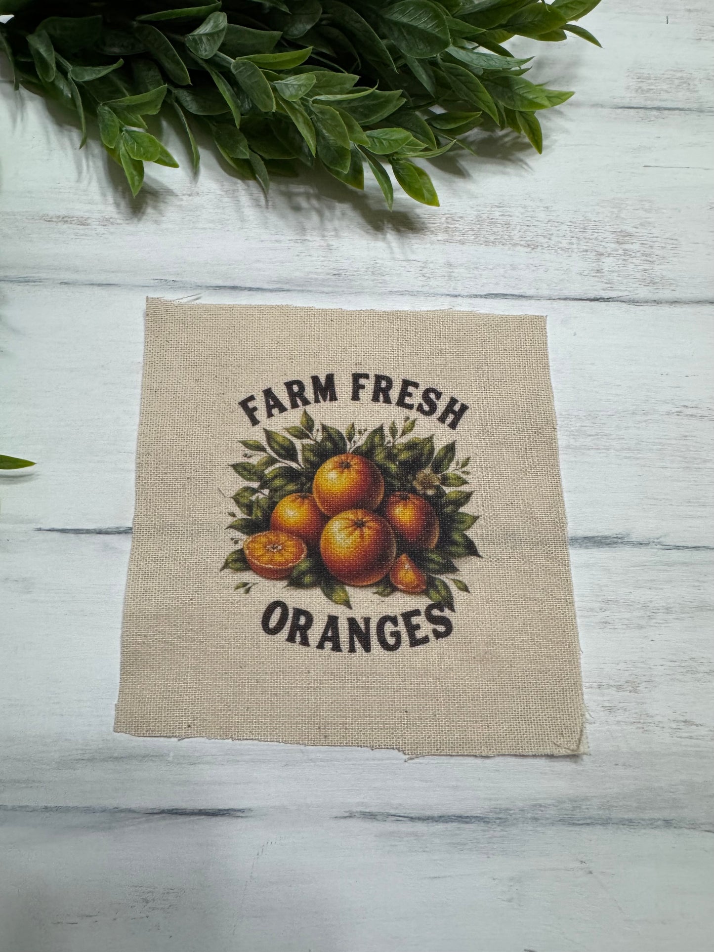 Farm fresh oranges 5” patch