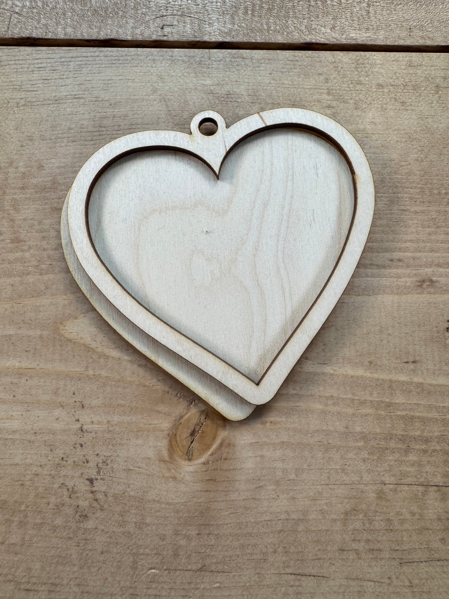 Heart ornament frame