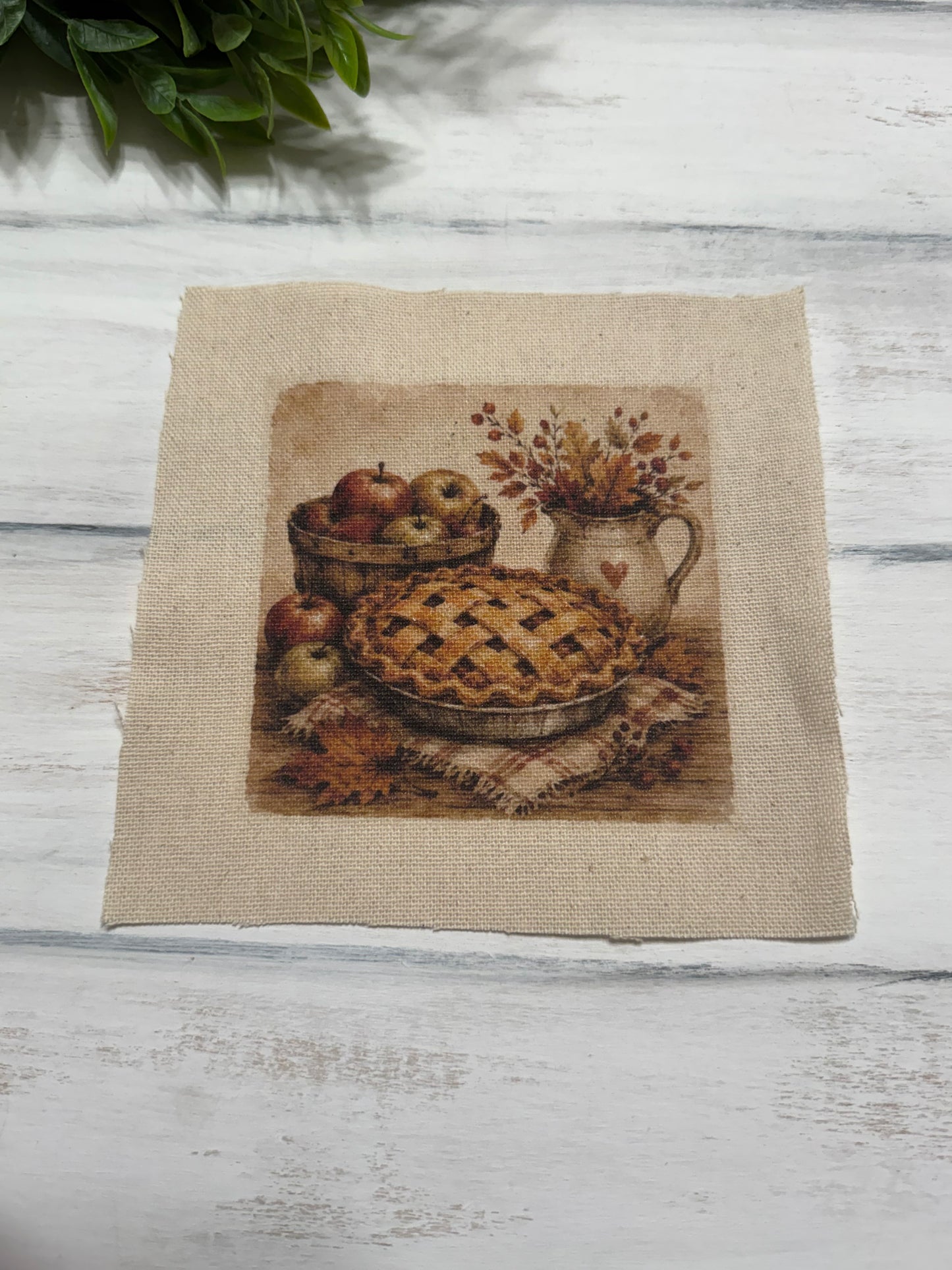 Apple pie scene 5” patch