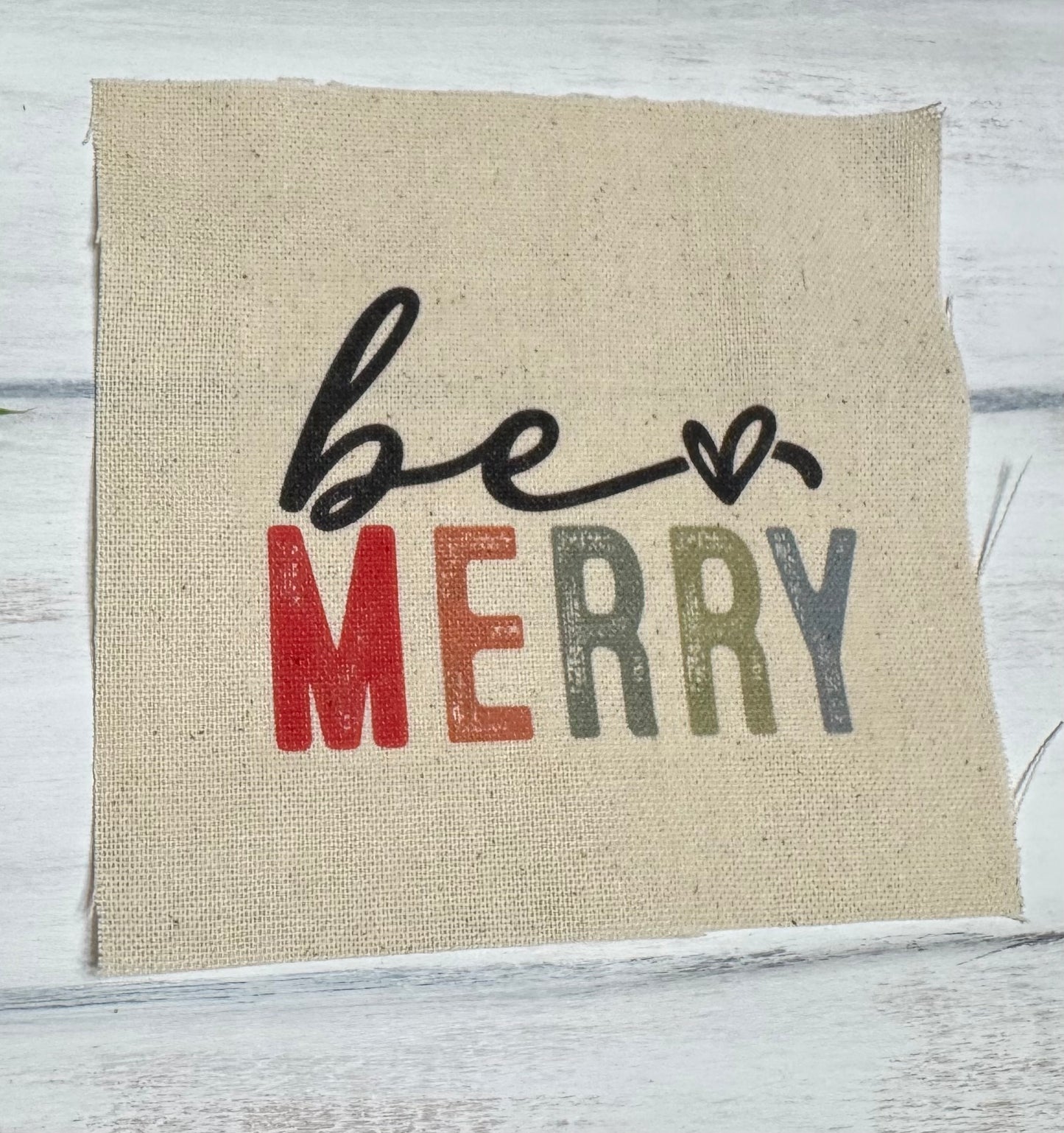 Be merry 9” patch