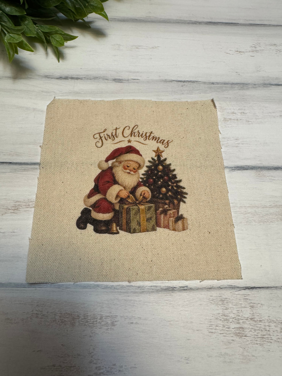 1st Xmas Santa 5” patch