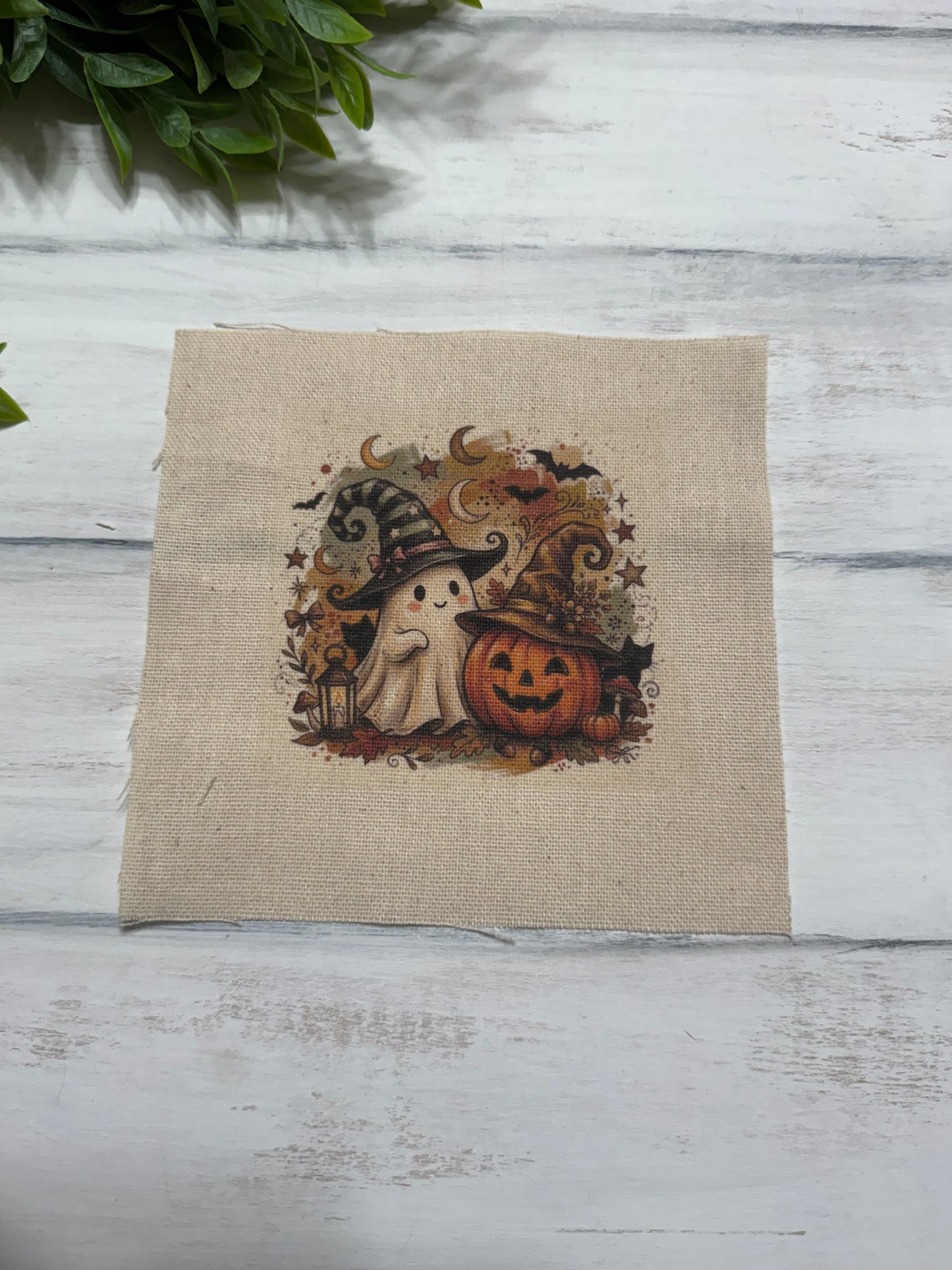 Ghost & pumpkin 5” patch