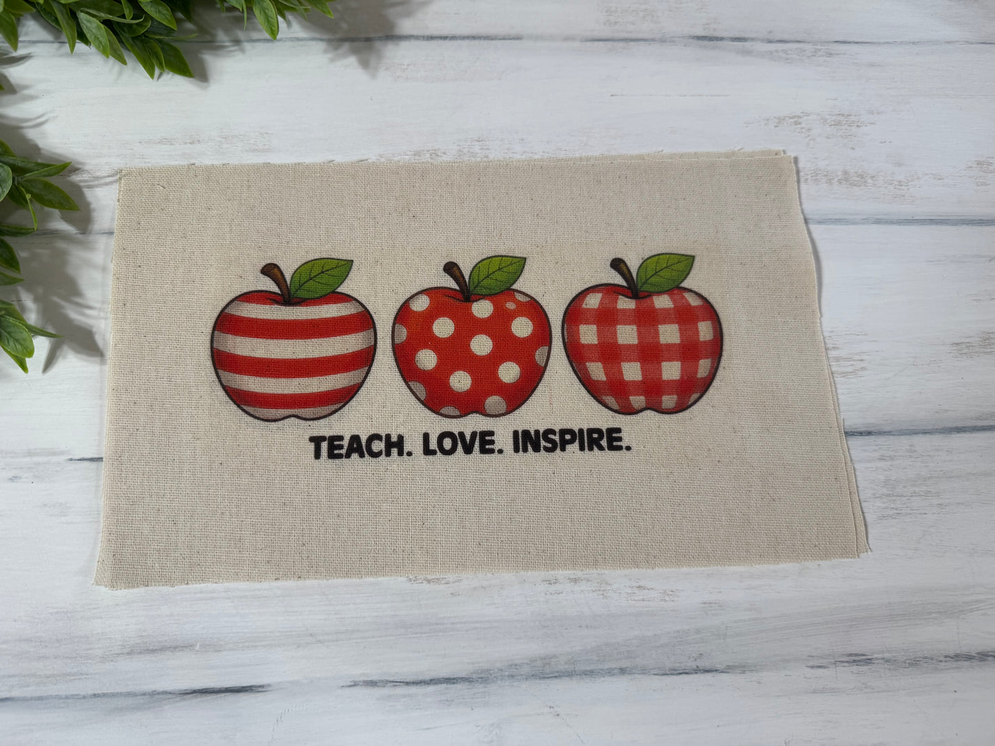 Teach. Love. Inspire. pillow kit