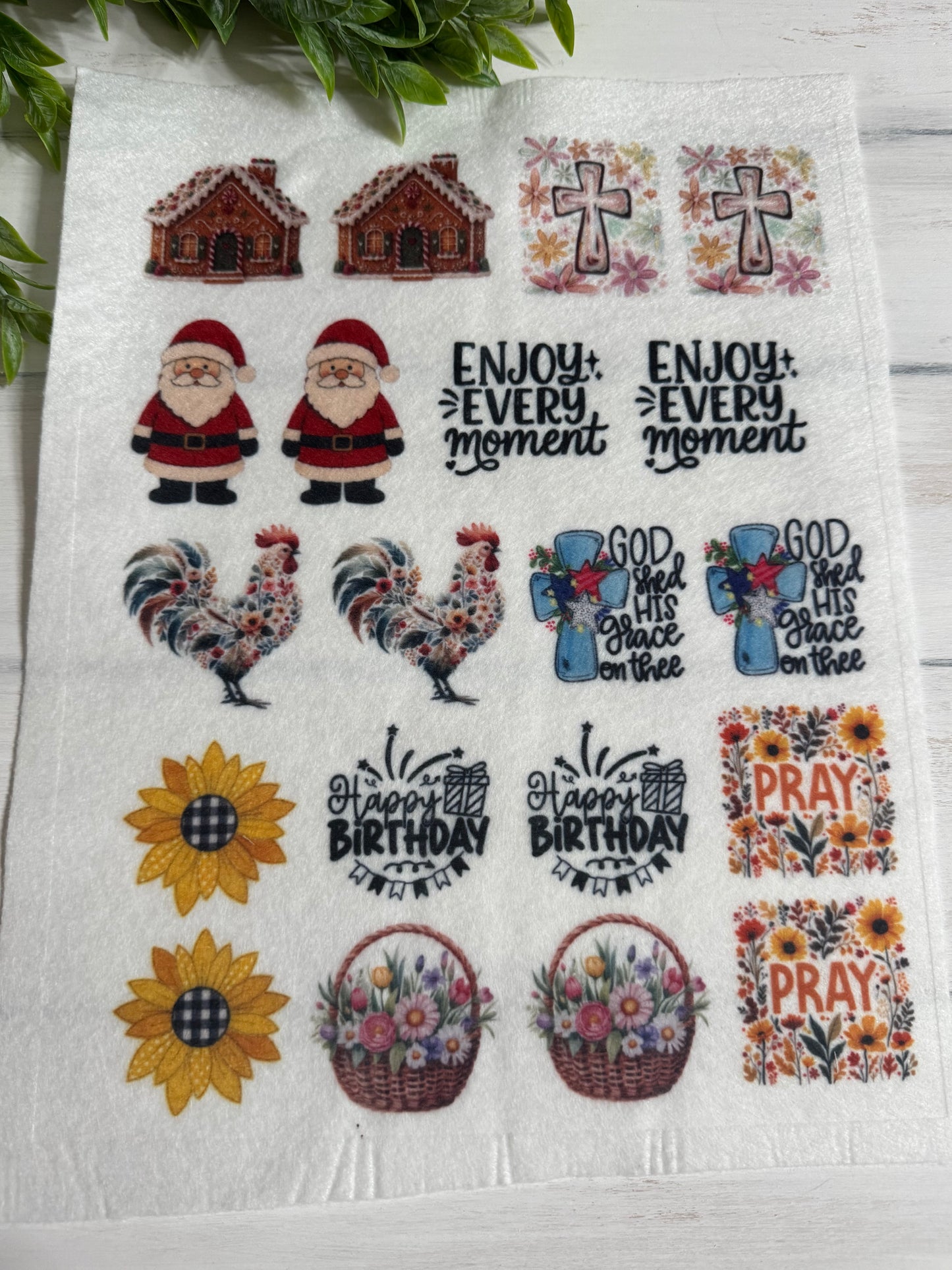 Seasonal minis 3 sheet of prints