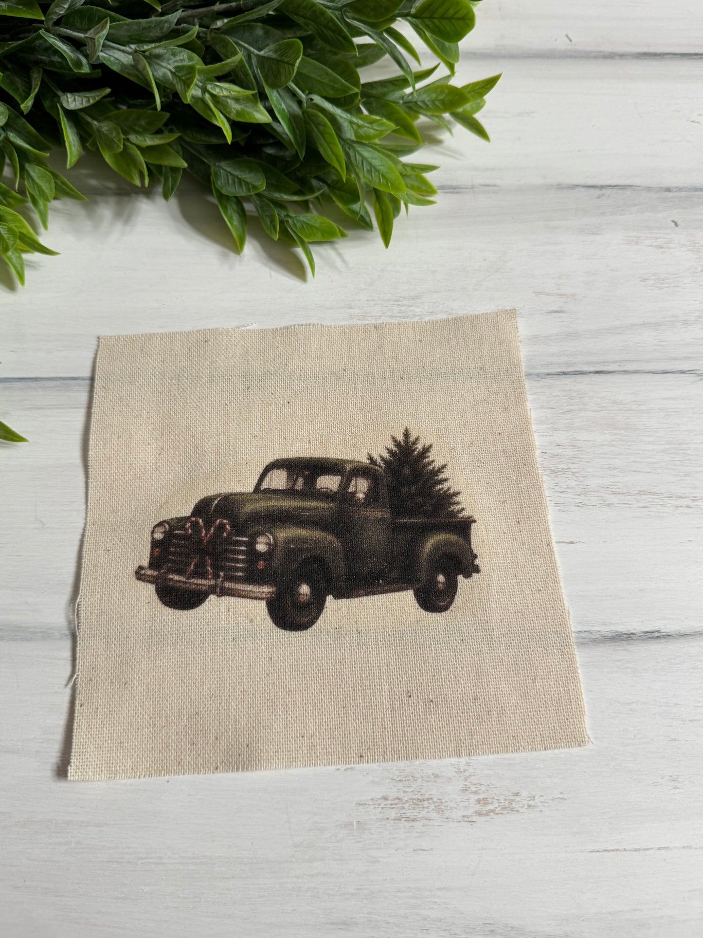 Green truck 5” patch