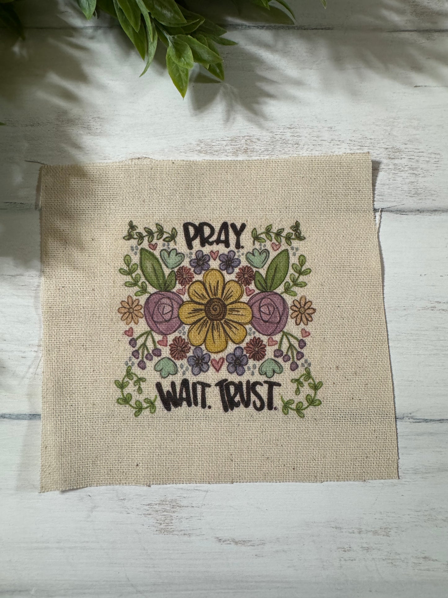 Pray Wait Trust 5” patch
