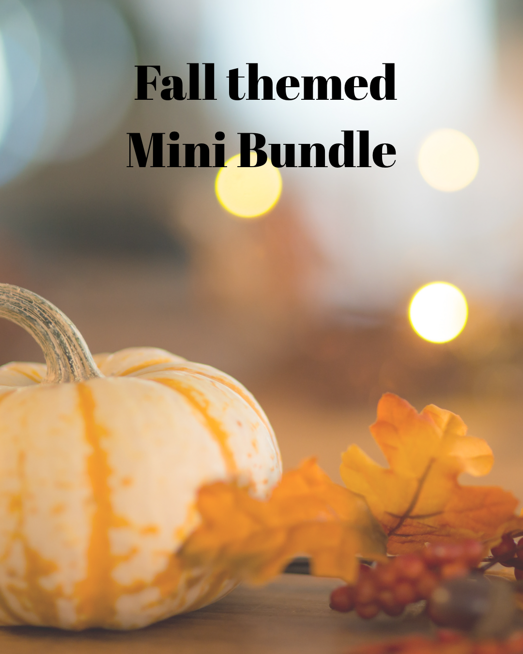 Fall themed Sewing Supplies