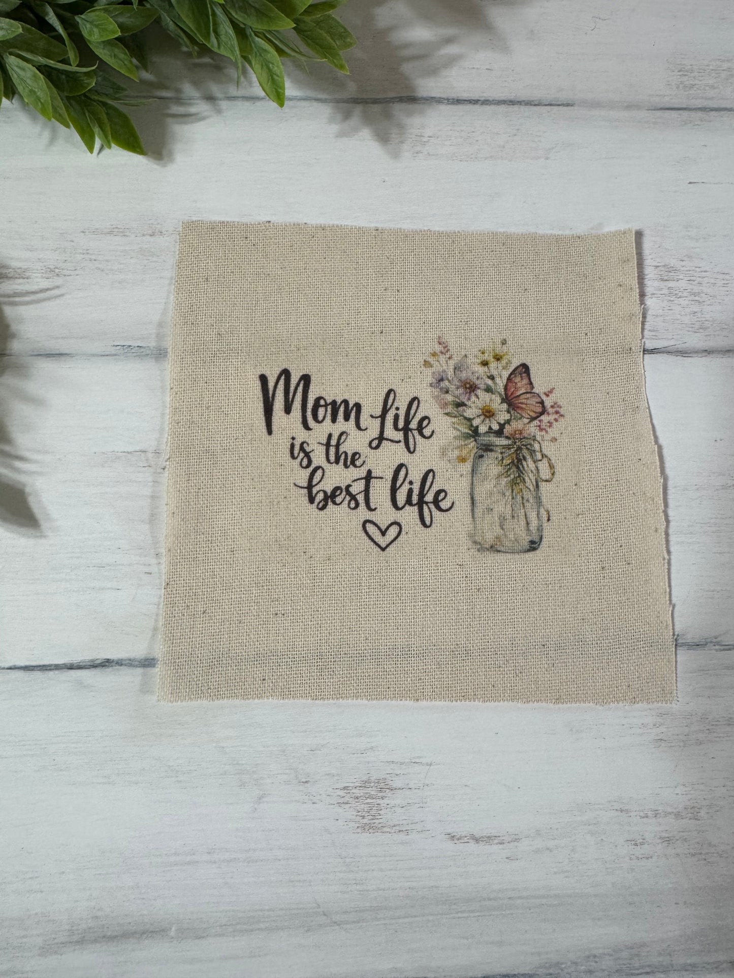 Mom life is the best life 5” patch