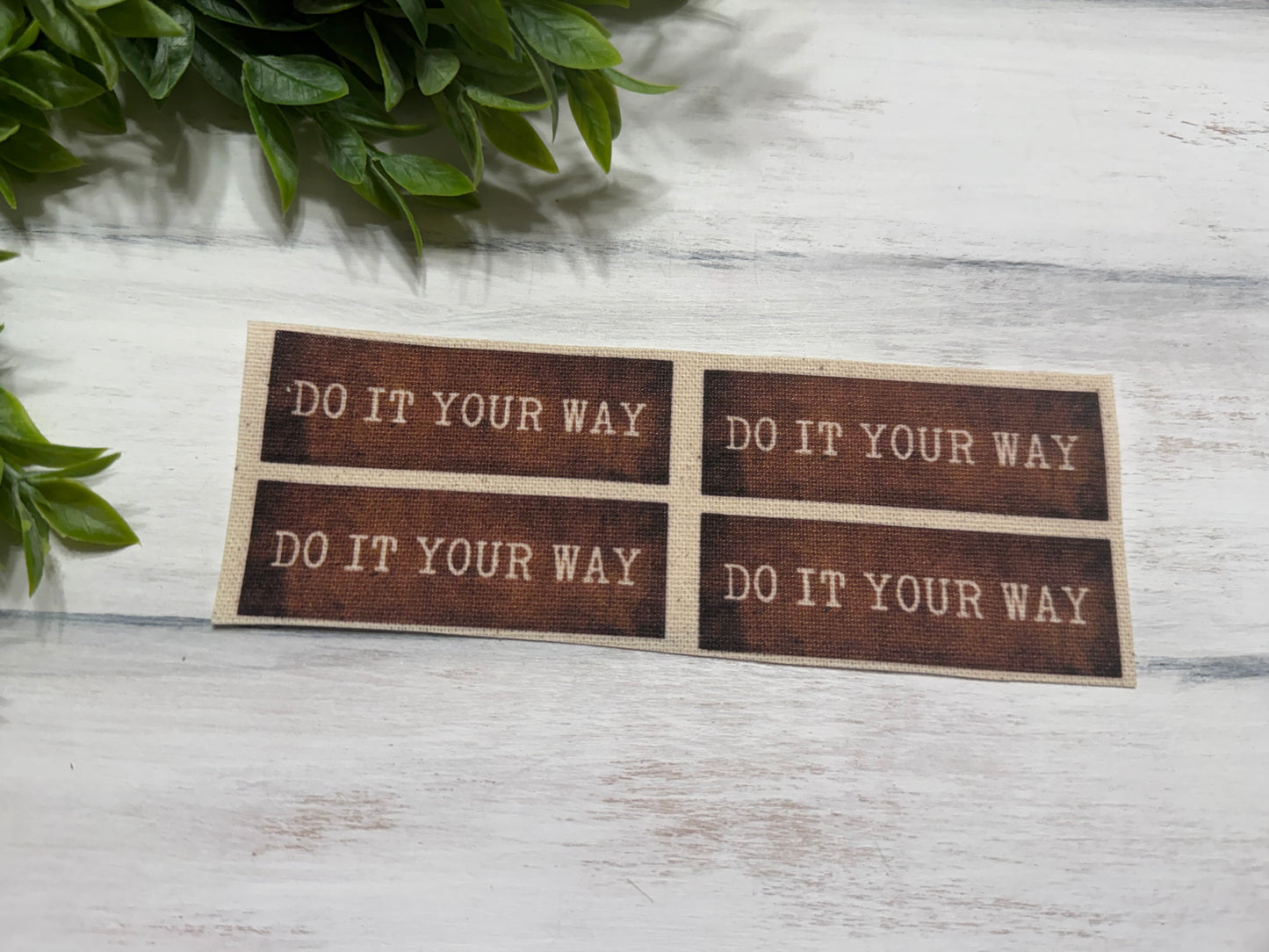 Do it your way mini prints set of 4