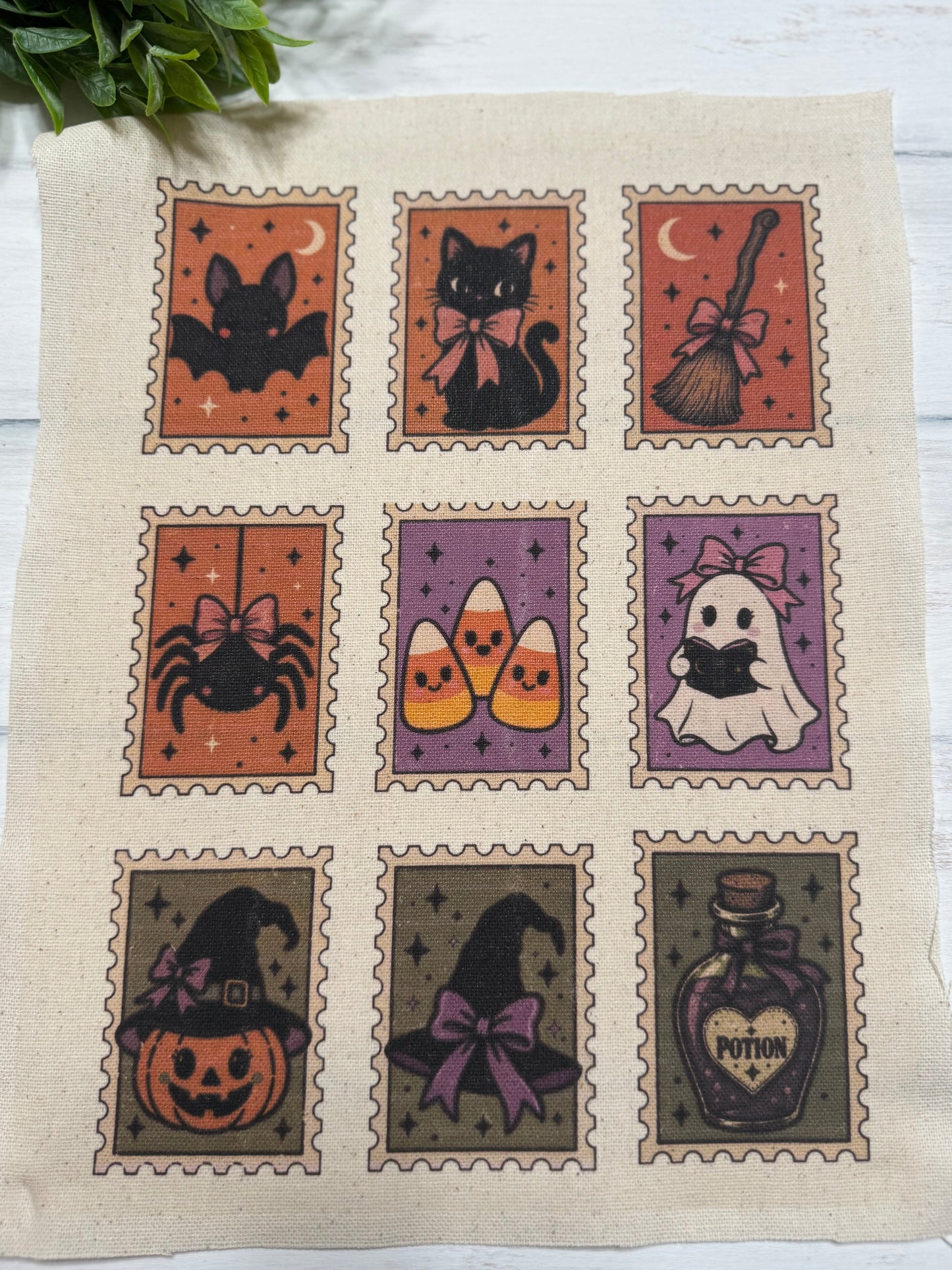 Halloween stamps page