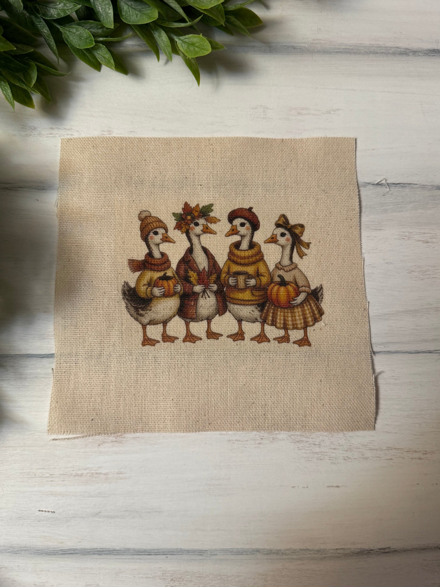 Fall geese 5” patch