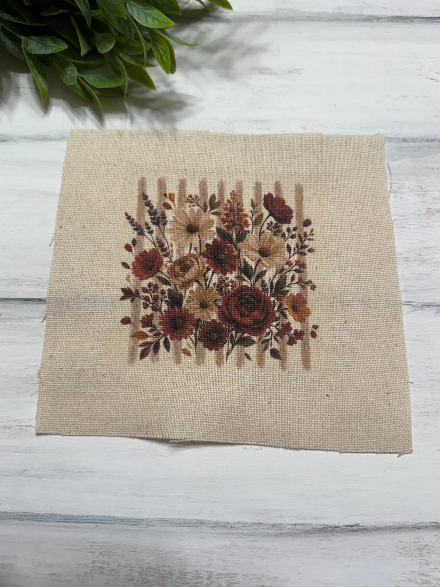 Fall flowers 5” patch