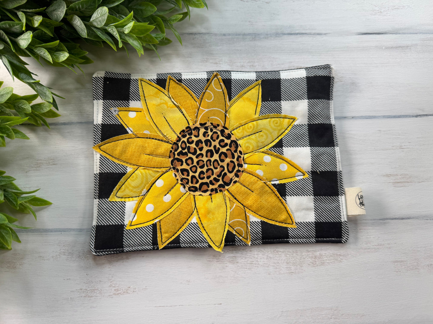 Sunflower mug rug