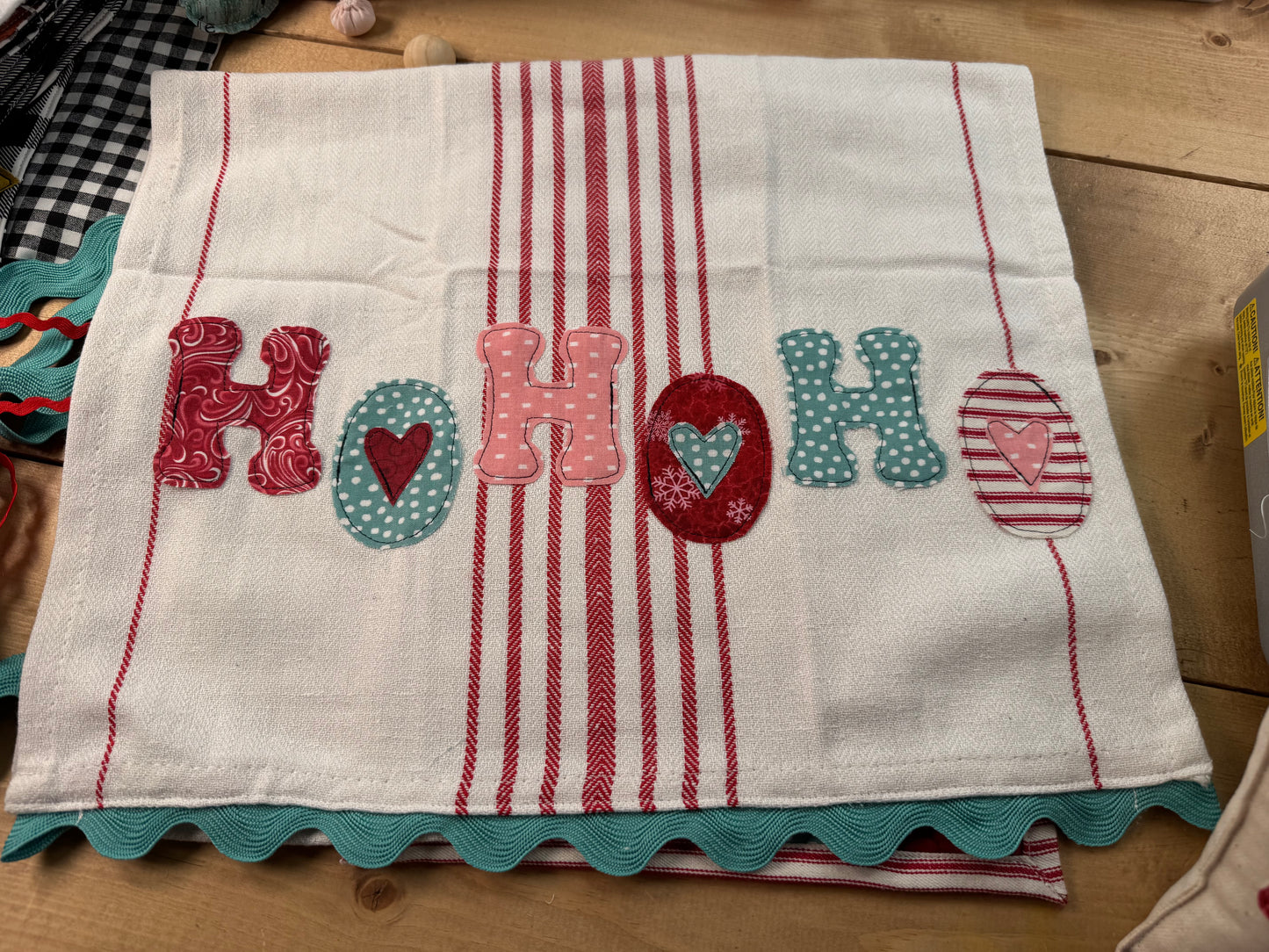 HO HO HO tea towel