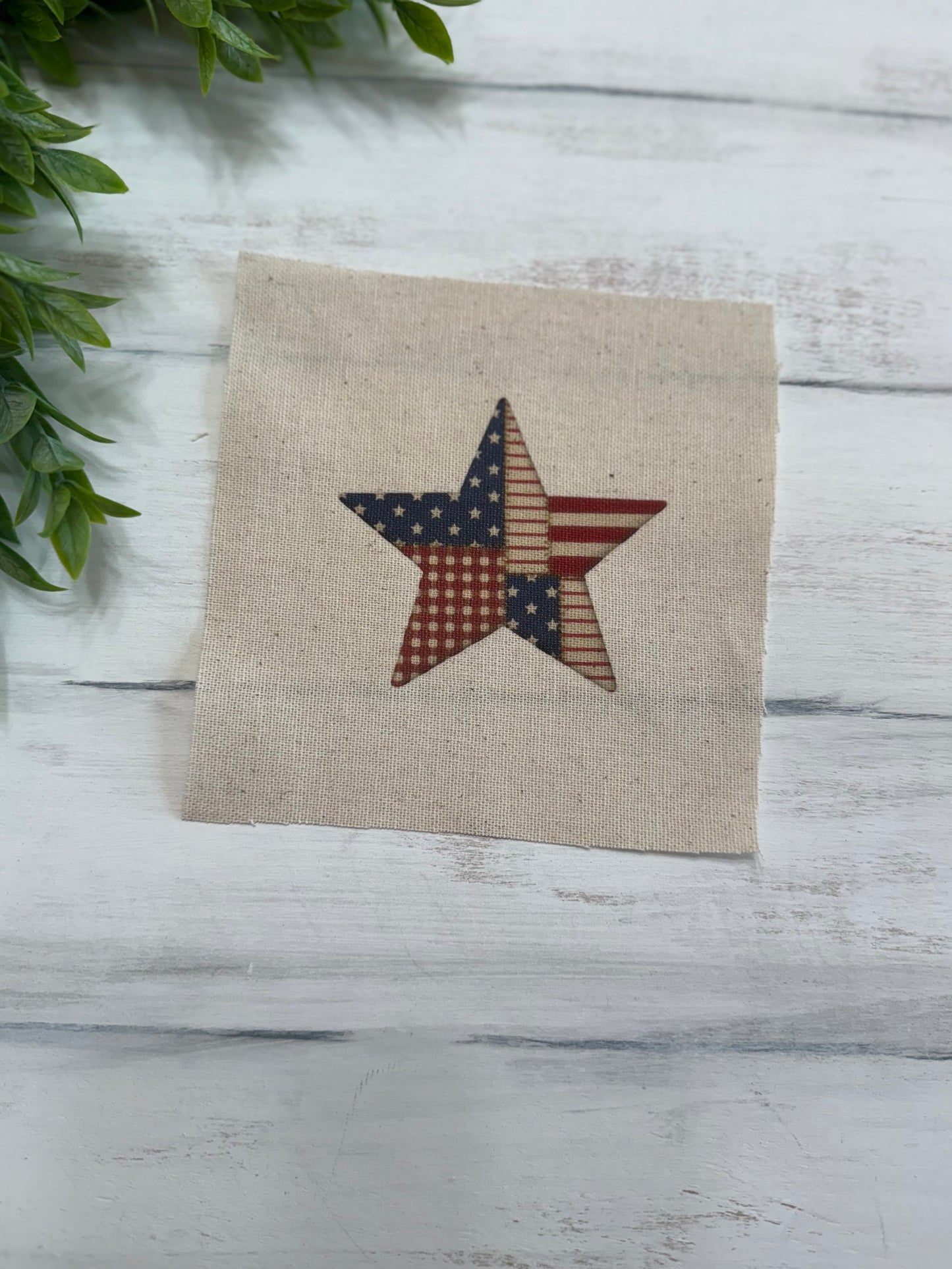 Patchwork star 5” patch
