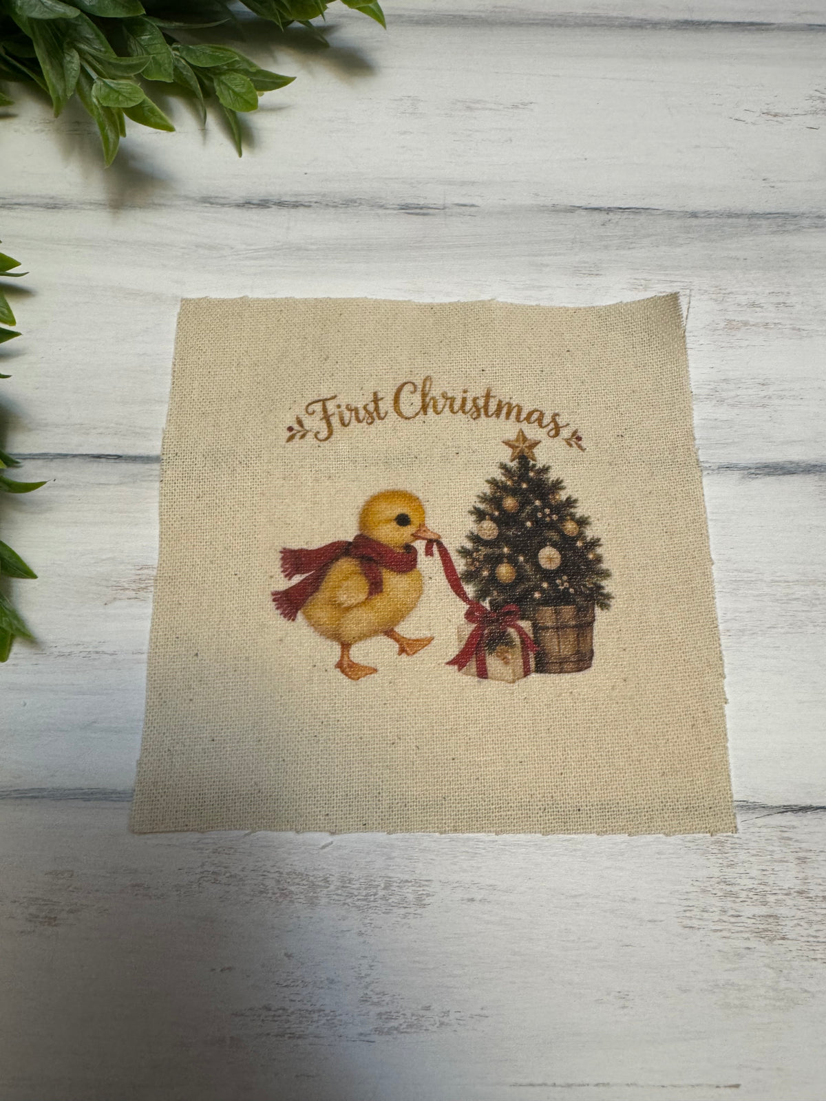 1st Xmas duck 5” patch
