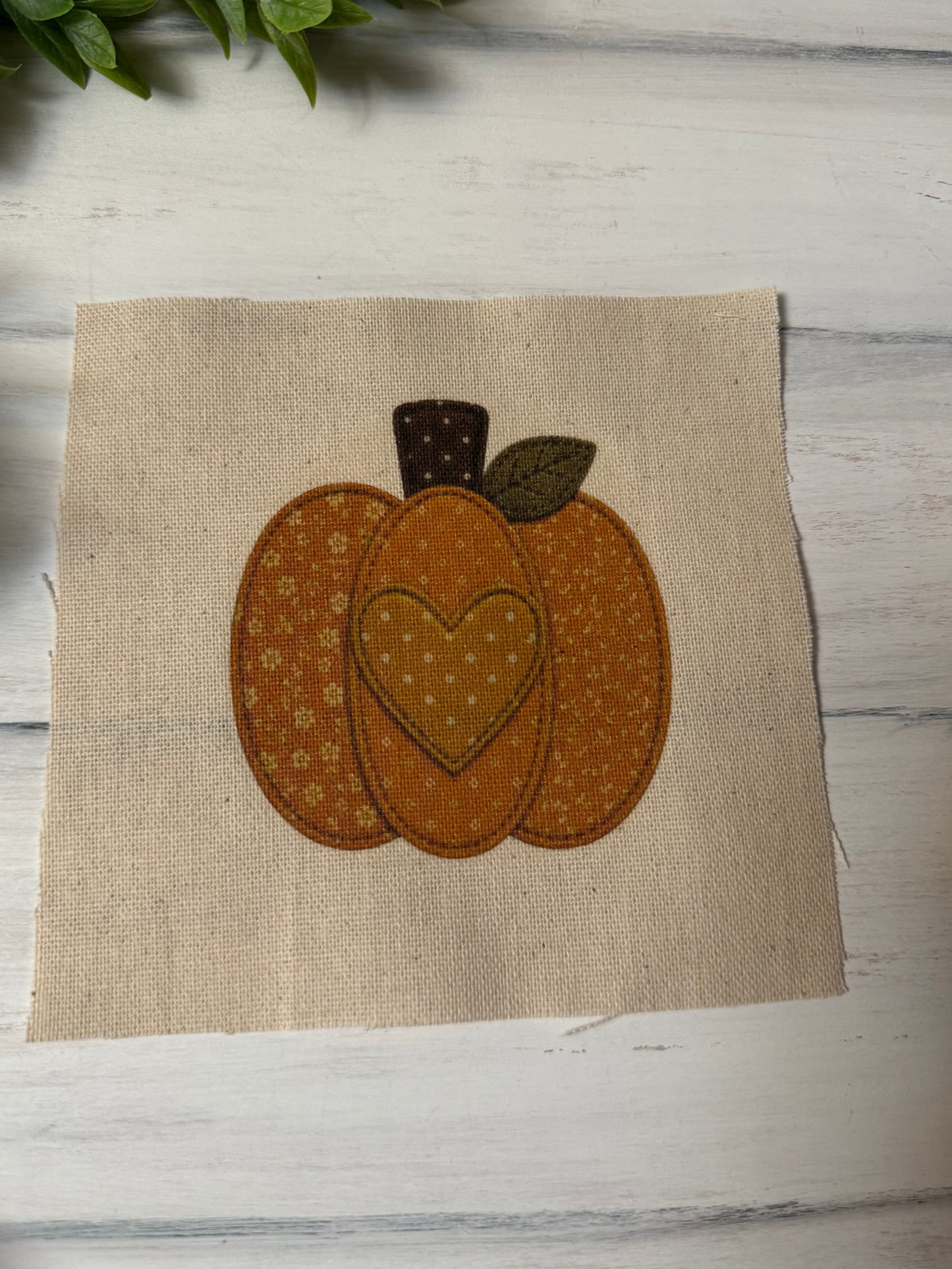 Orange pumpkin 5” patch