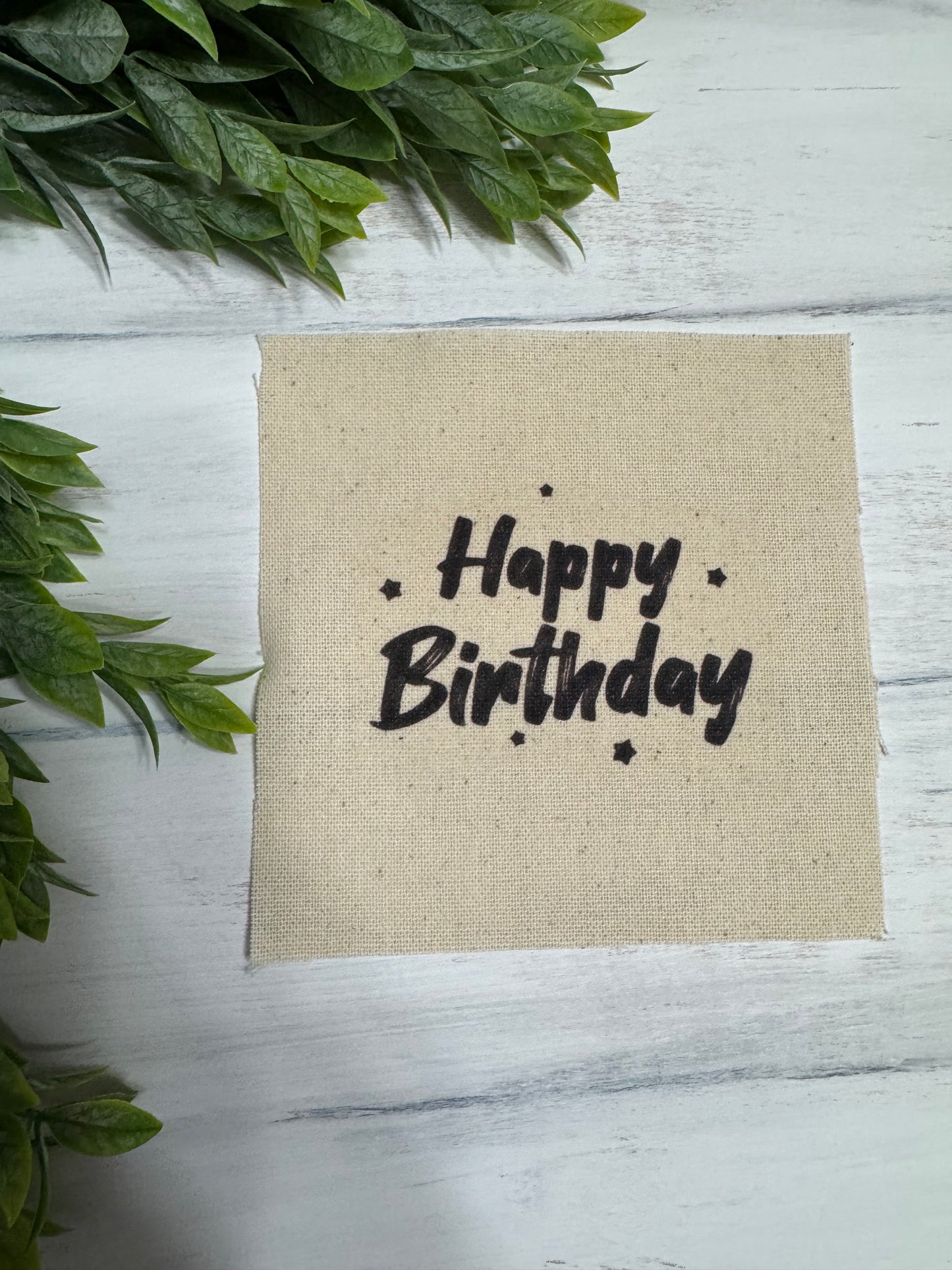 Happy birthday 5” patch