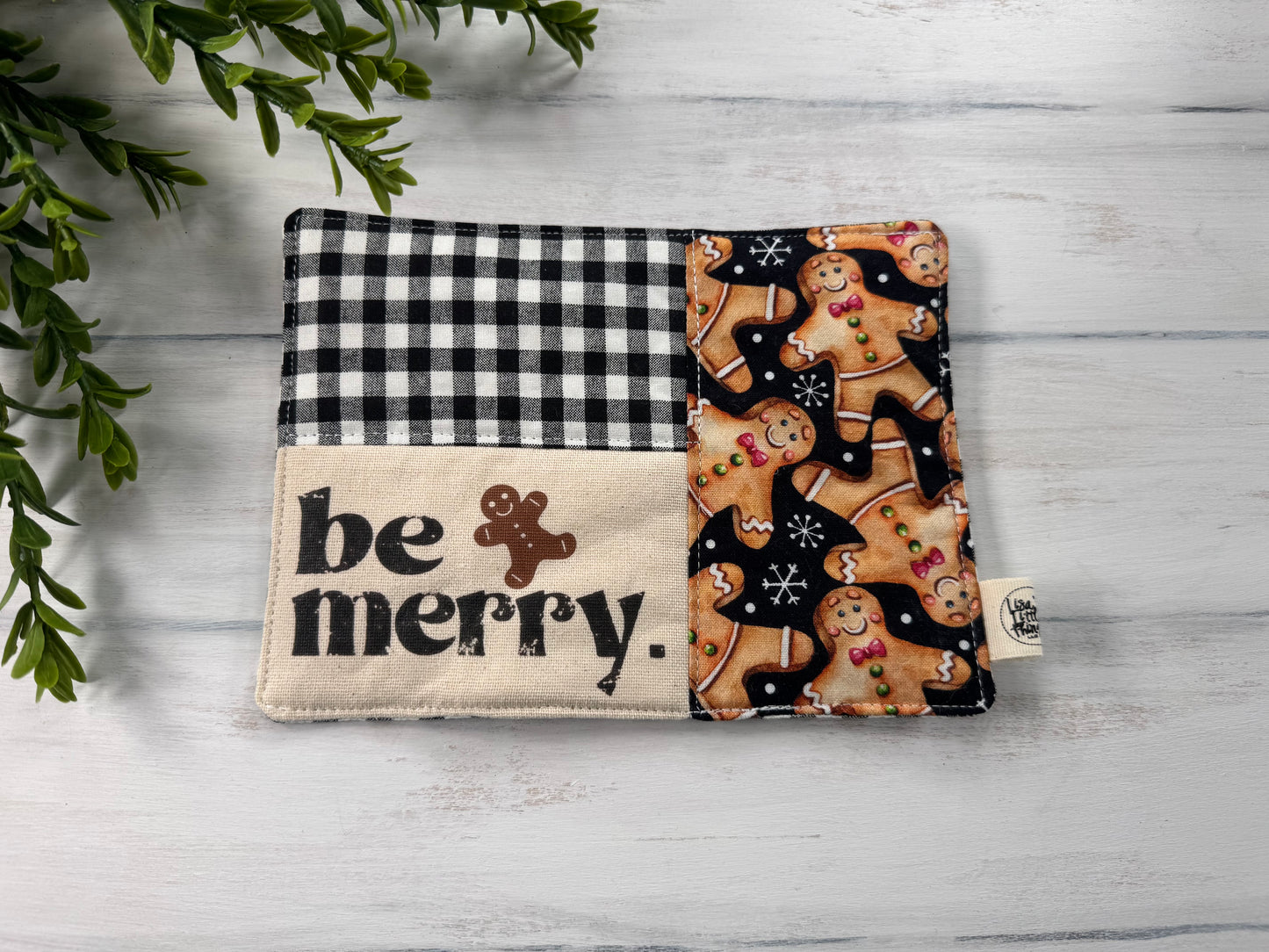 Be merry mug rug