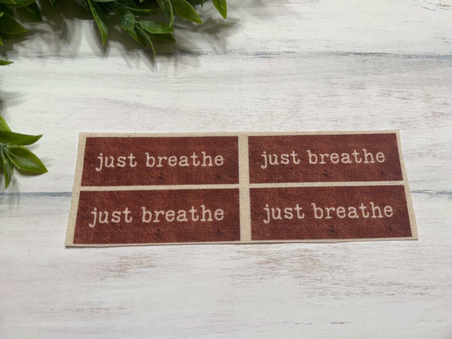 Just breathe mini prints set of 4