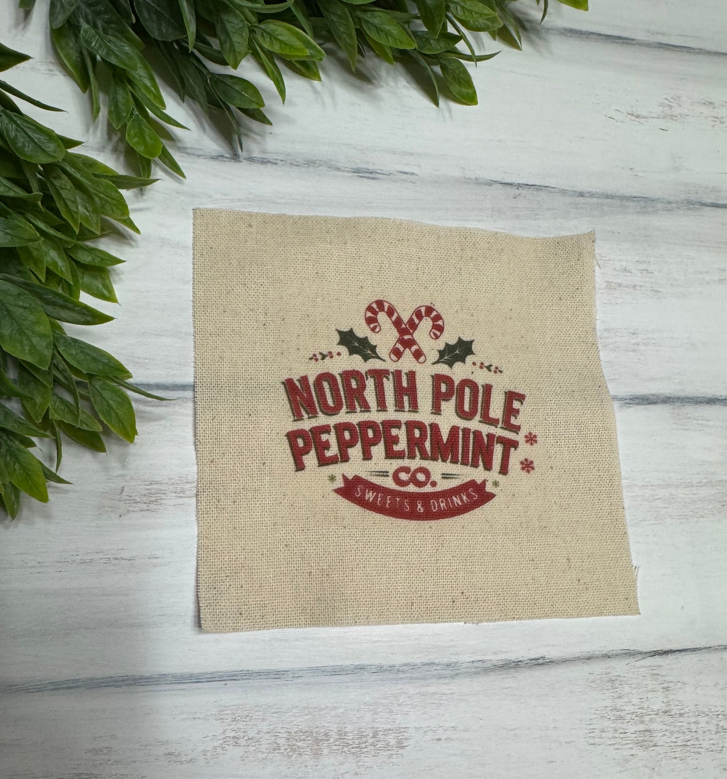 North Pole Peppermint Co 5” patch