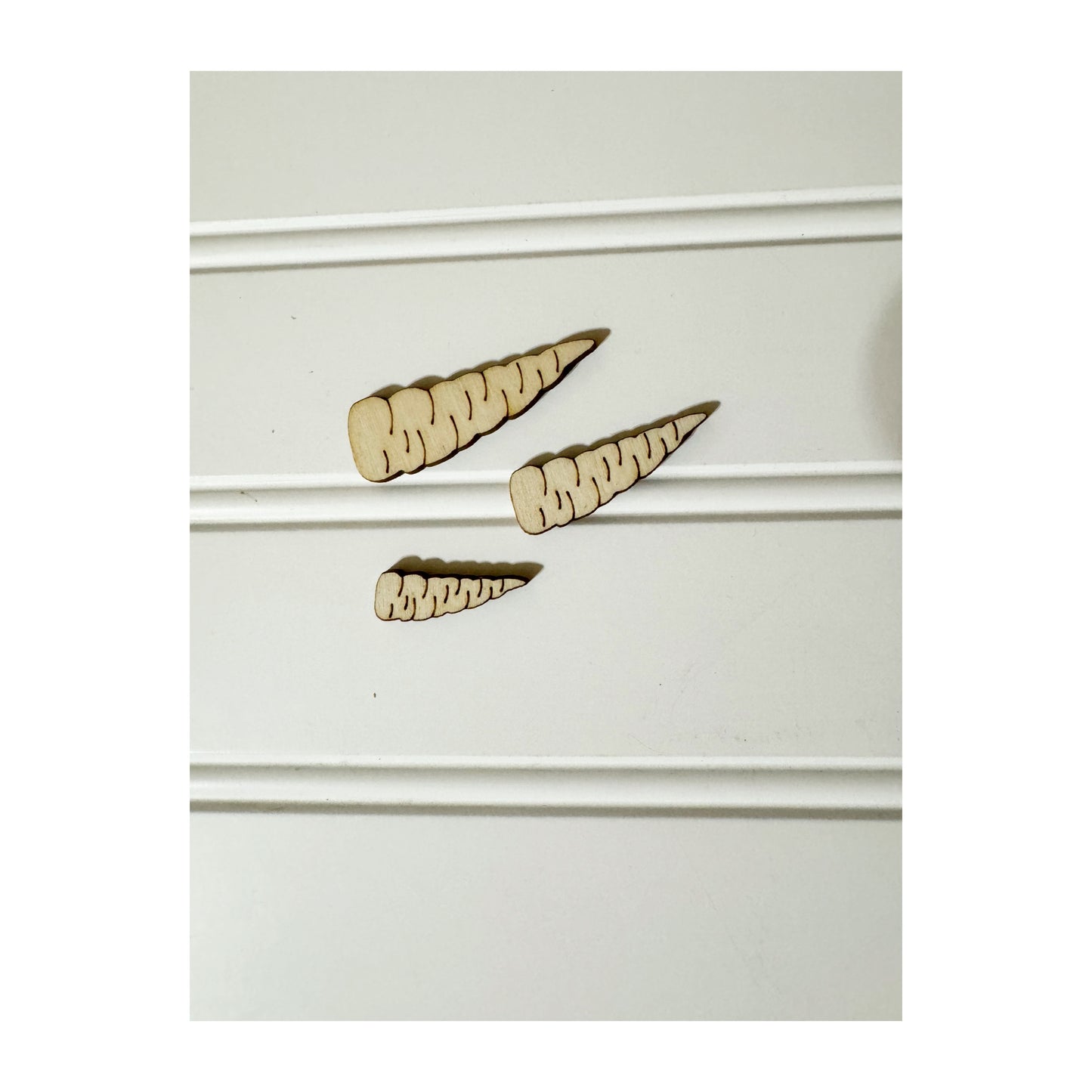 Snowman carrot nose 3 pack