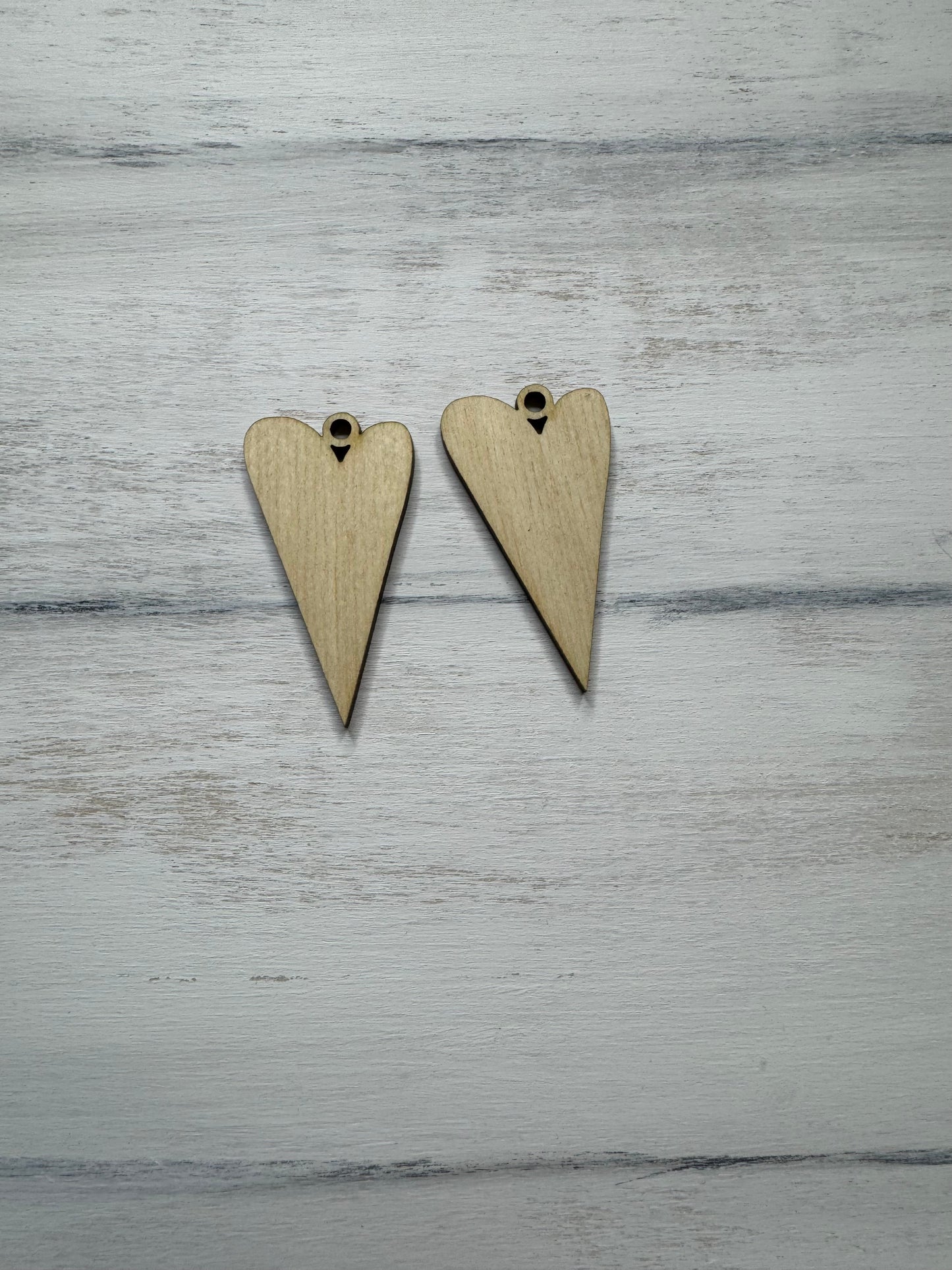 Primitive heart tag 2 pack