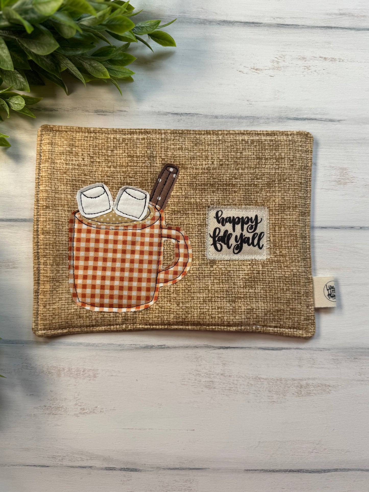 Cocoa mug rug