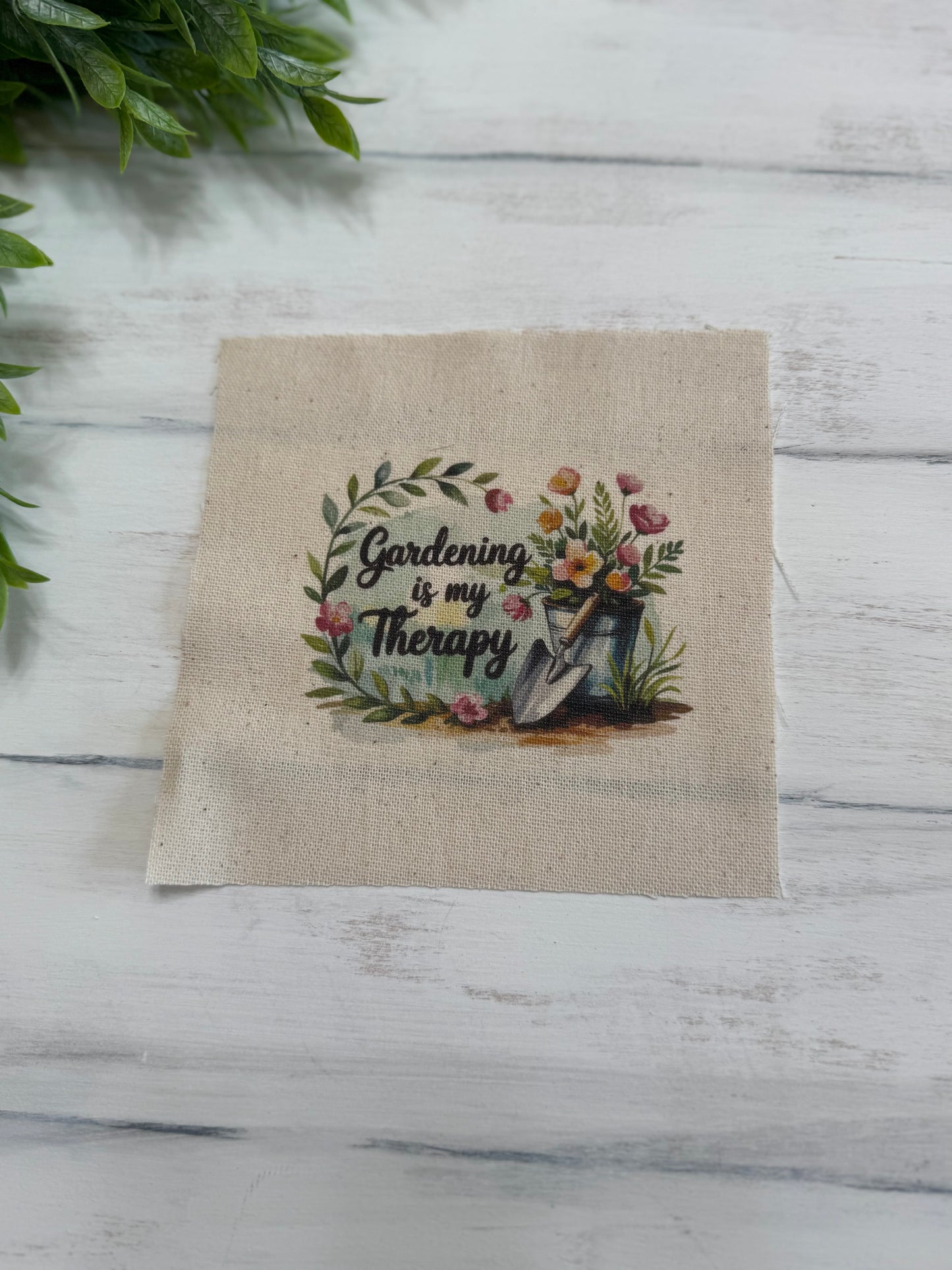 Gardening is my therapy 5” patch