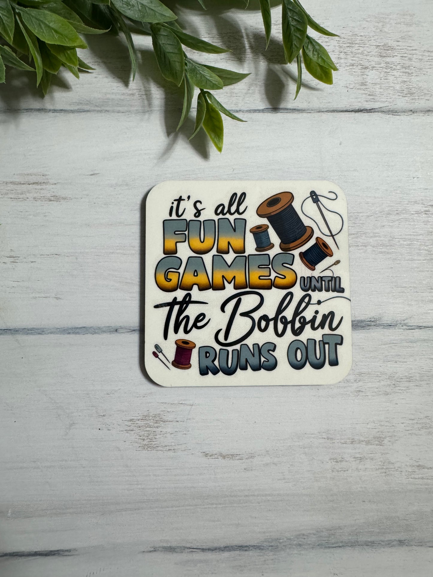Bobbin runs out magnet