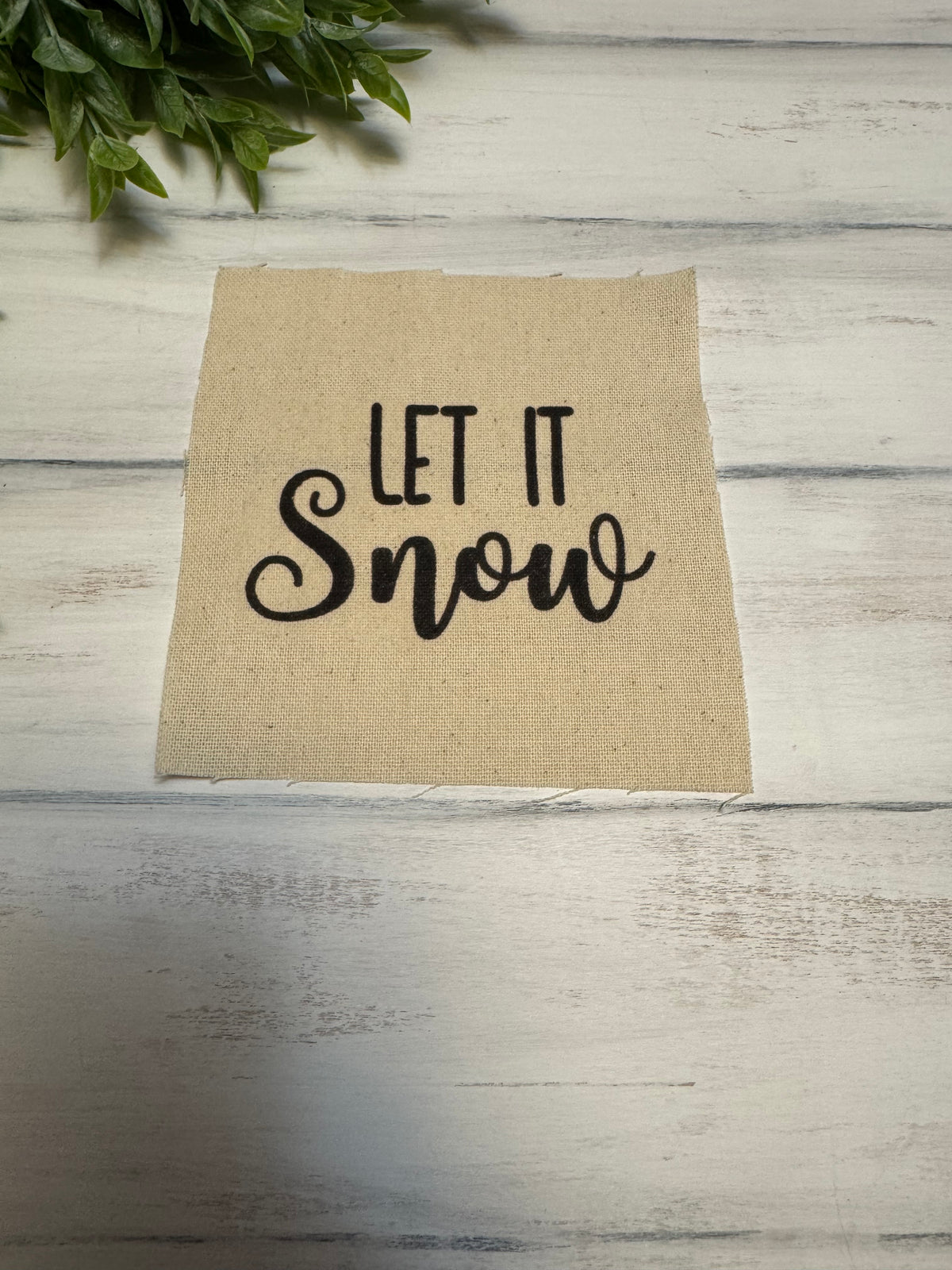 Let it snow 5” patch