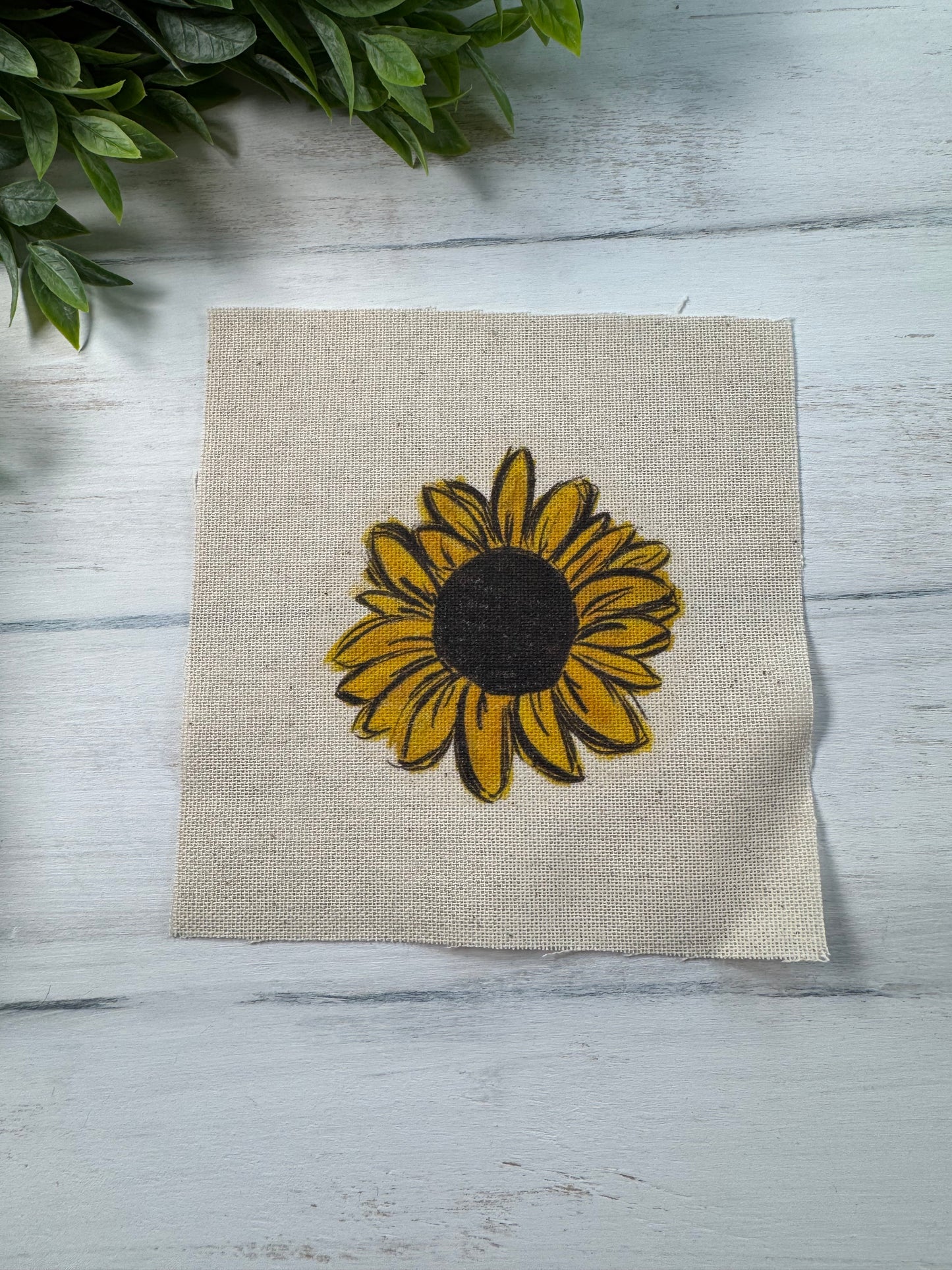 Beautiful sunflower 5” patch
