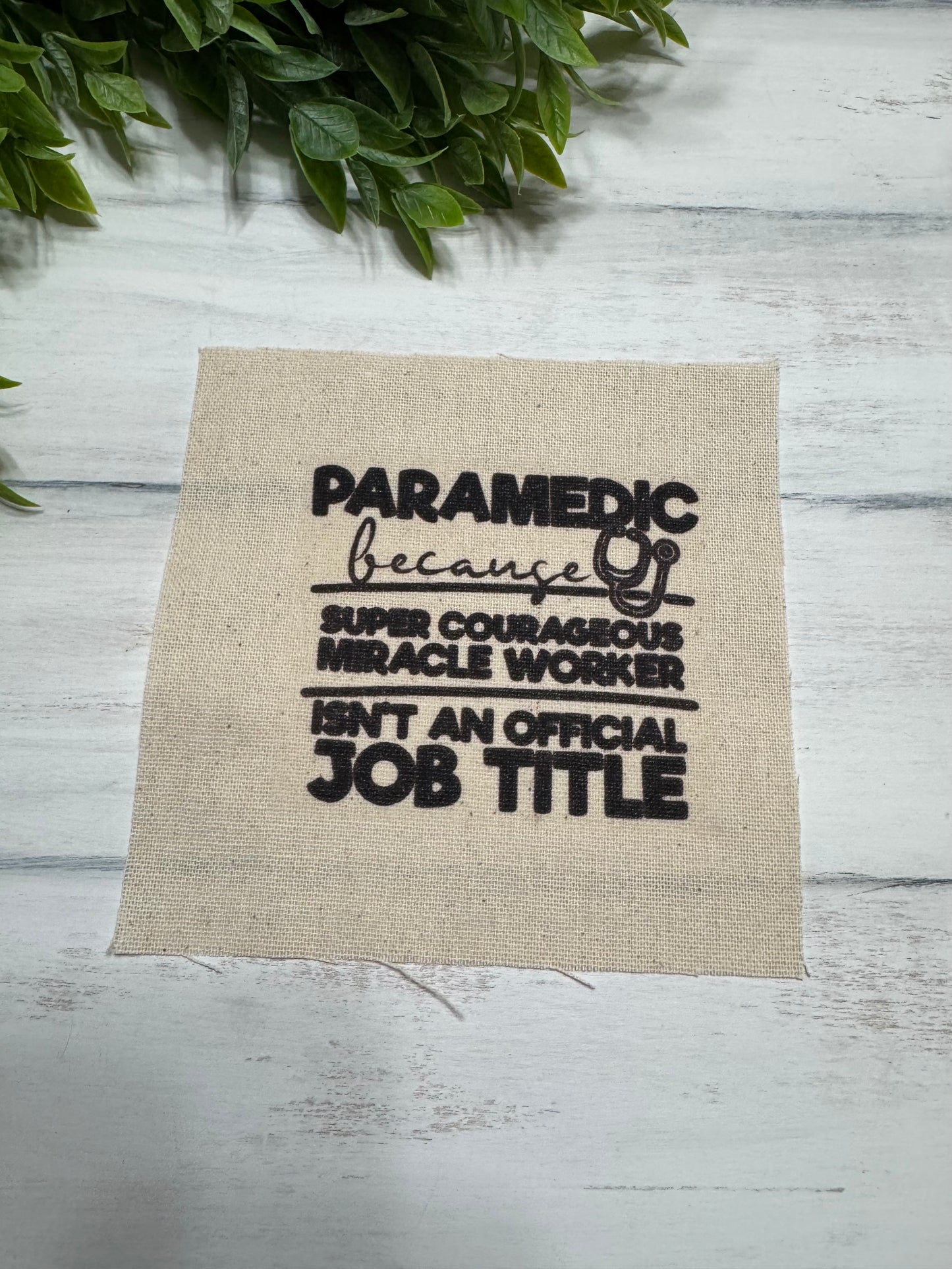 Paramedic 5” patch