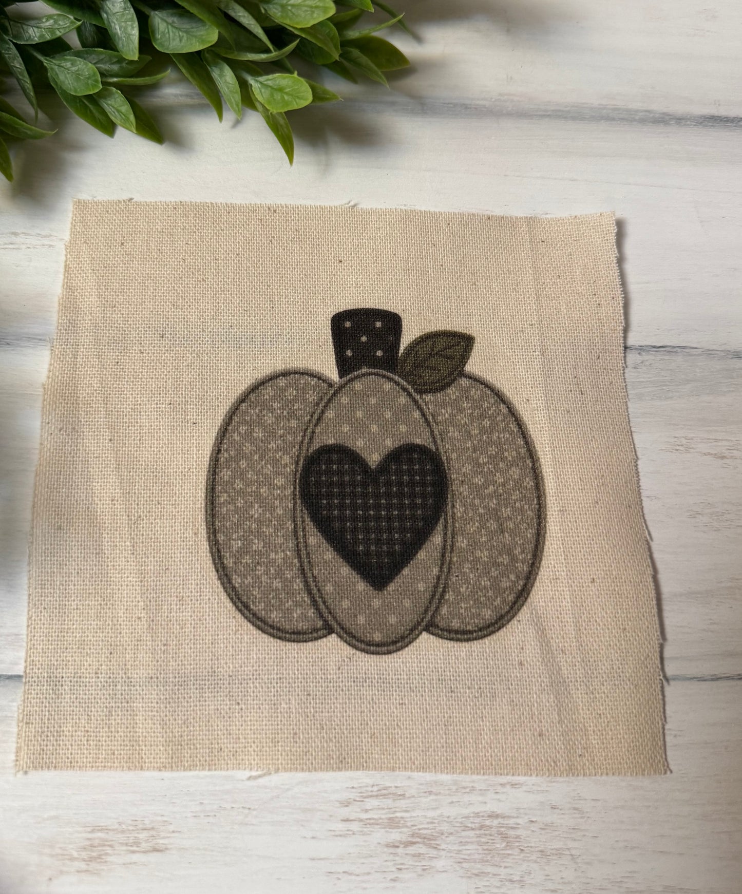 Gray pumpkin 5” patch