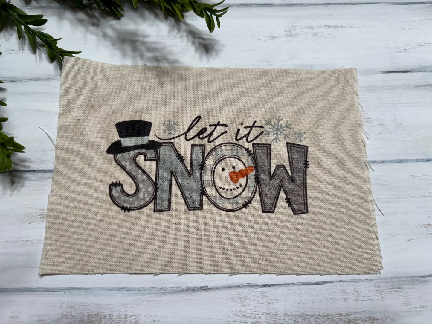Let it snow pillow kit