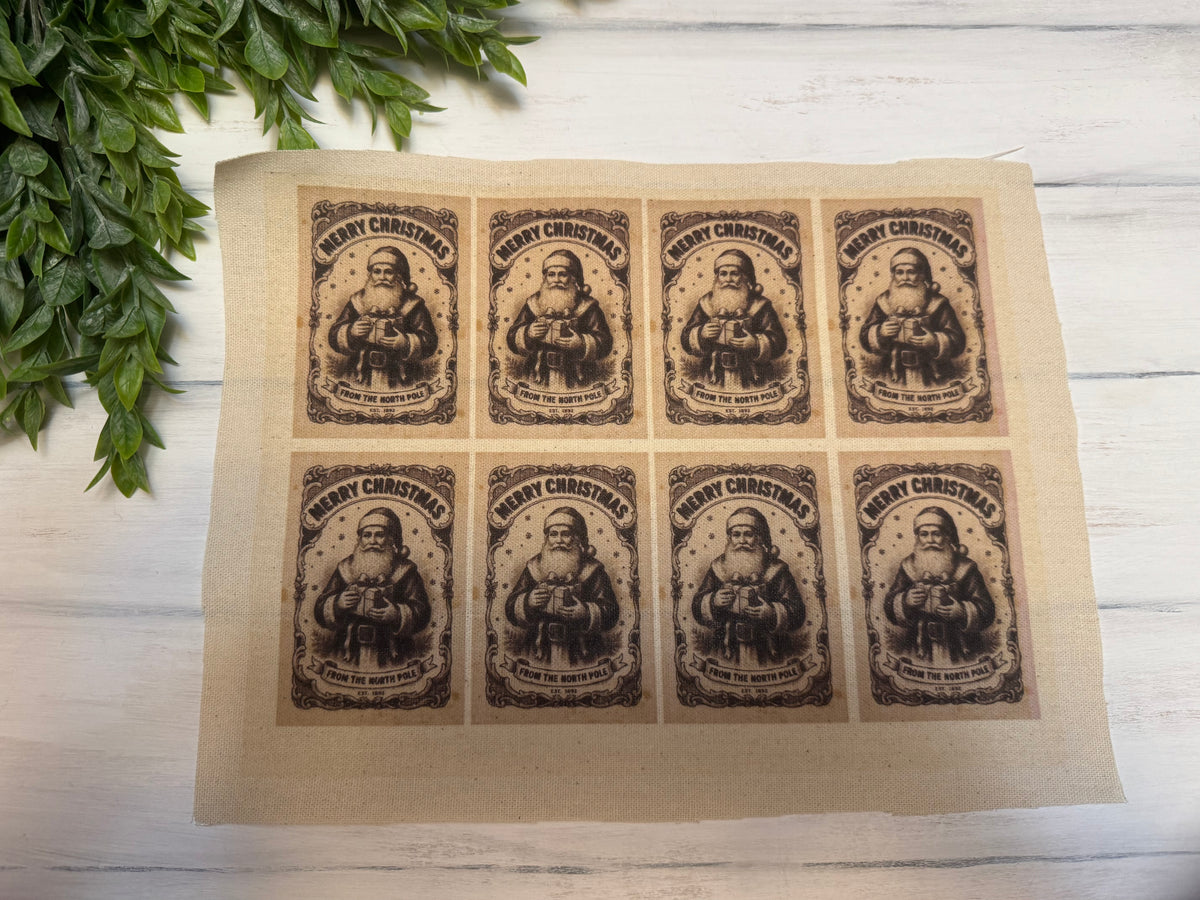 Vintage Merry Christmas full sheet