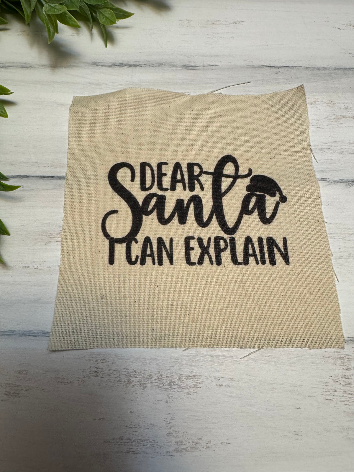Dear Santa-I can explain 5” patch