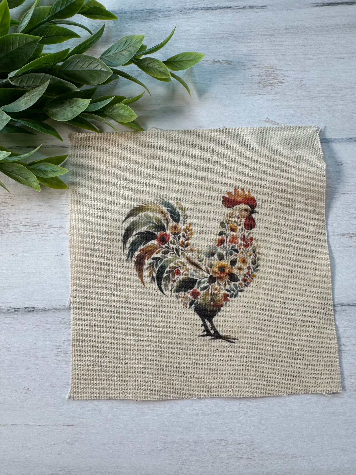 Colorful Chicken 5” patch