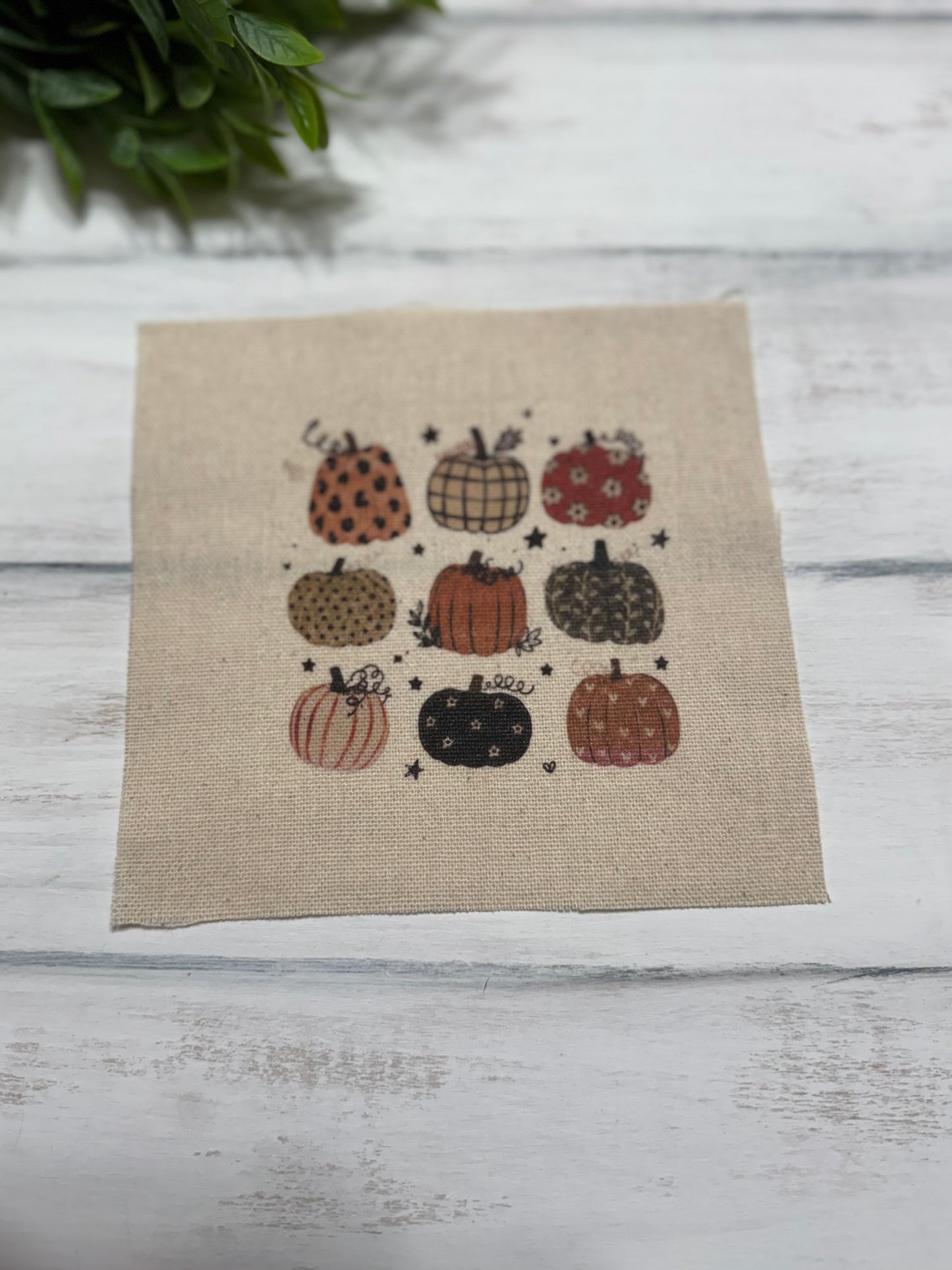 Boho 9 pumpkins 5” patch