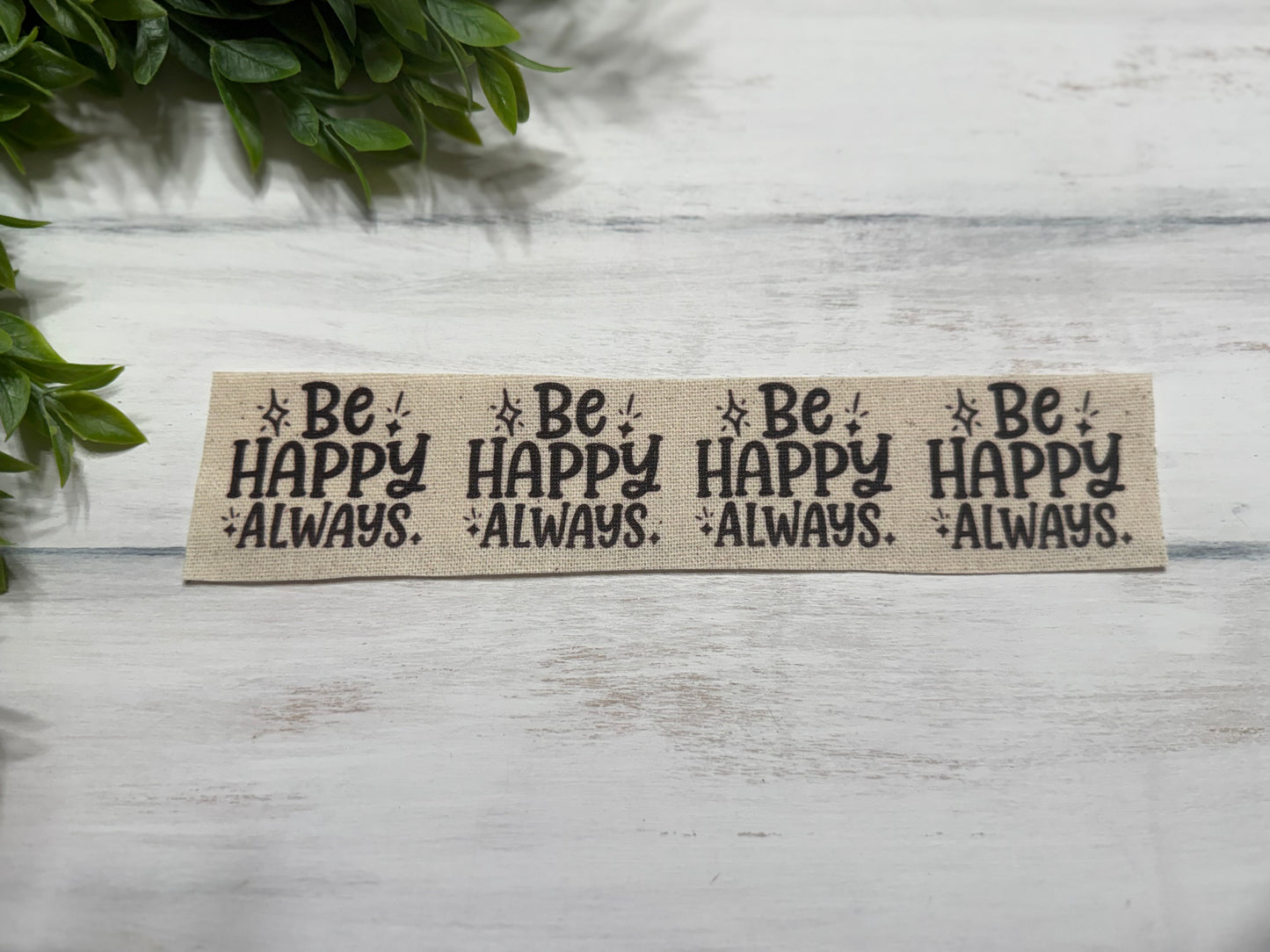 Be happy always mini prints set of 4
