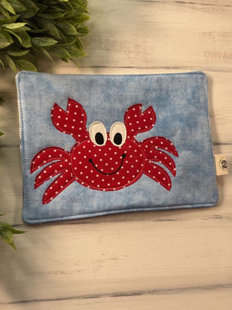Crab applique pattern