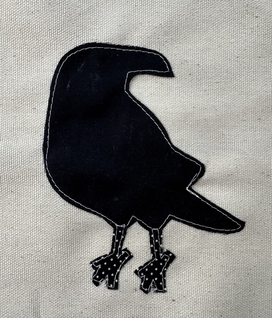 Crow applique patterns