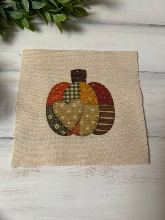 Patchwork pumpkin 5” patch
