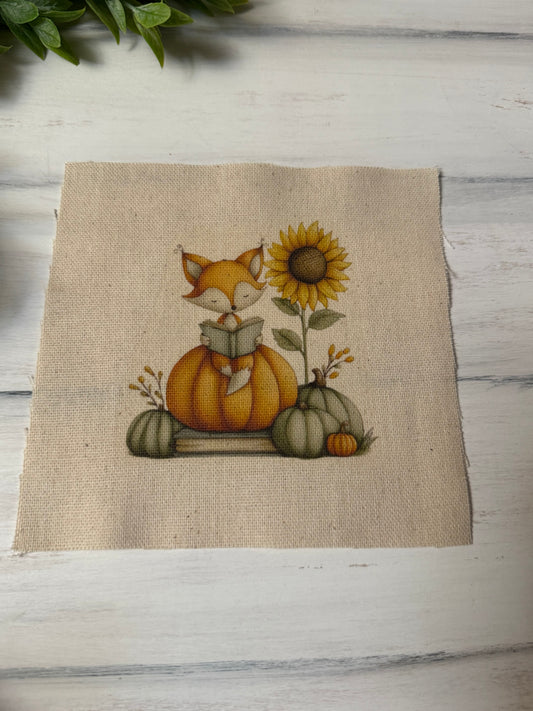 Fall fox 5” patch