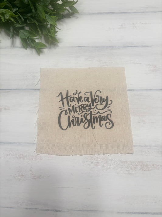 Have a very Merry Christmas 5” patch
