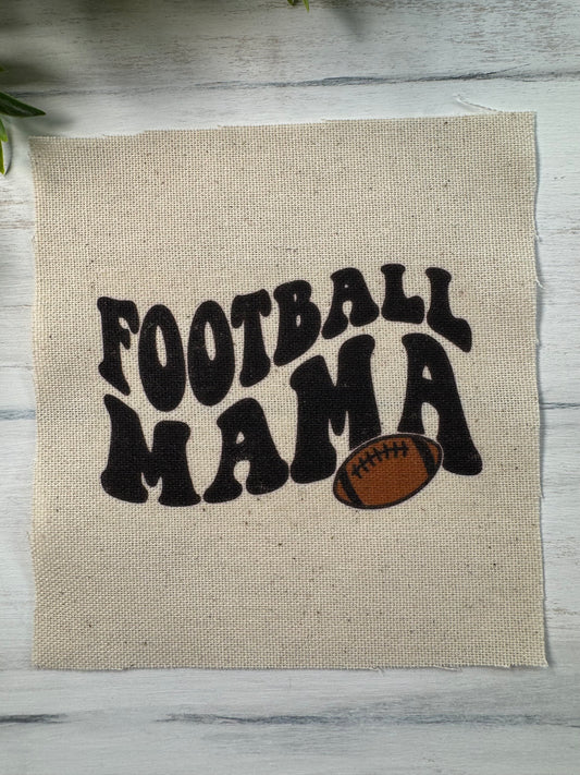 Football mama 5” patch