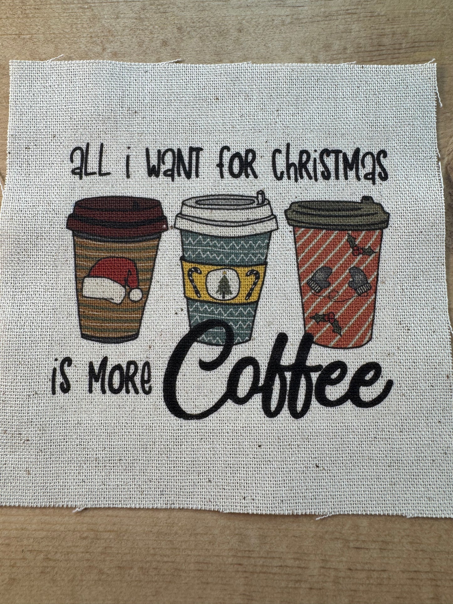Coffee for Christmas 5” patch