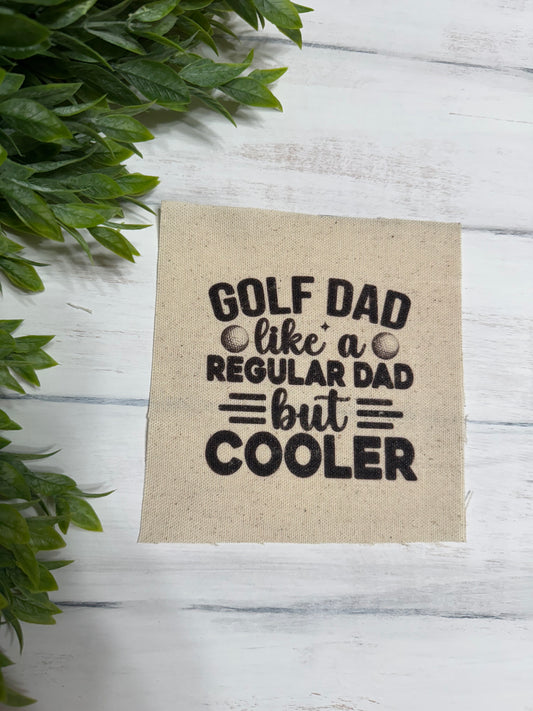 Golf dad 5” patch