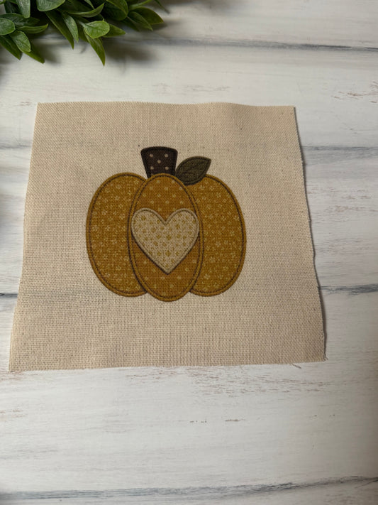 Mustard pumpkin 5” patch