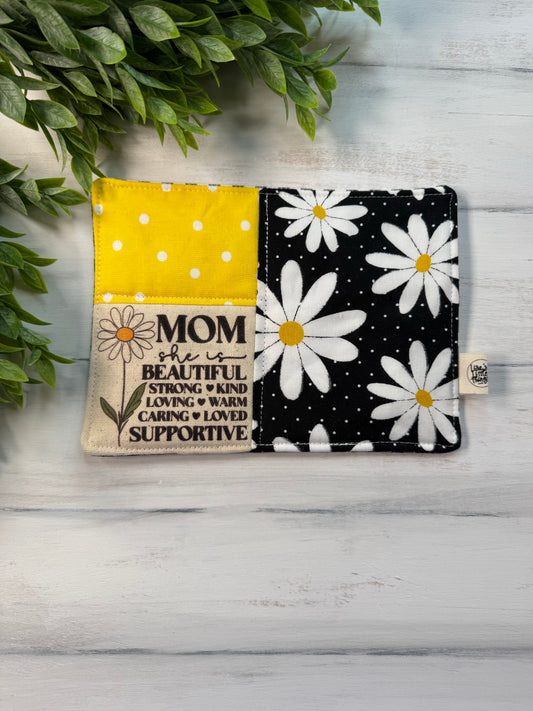 Mom daisy mug rug